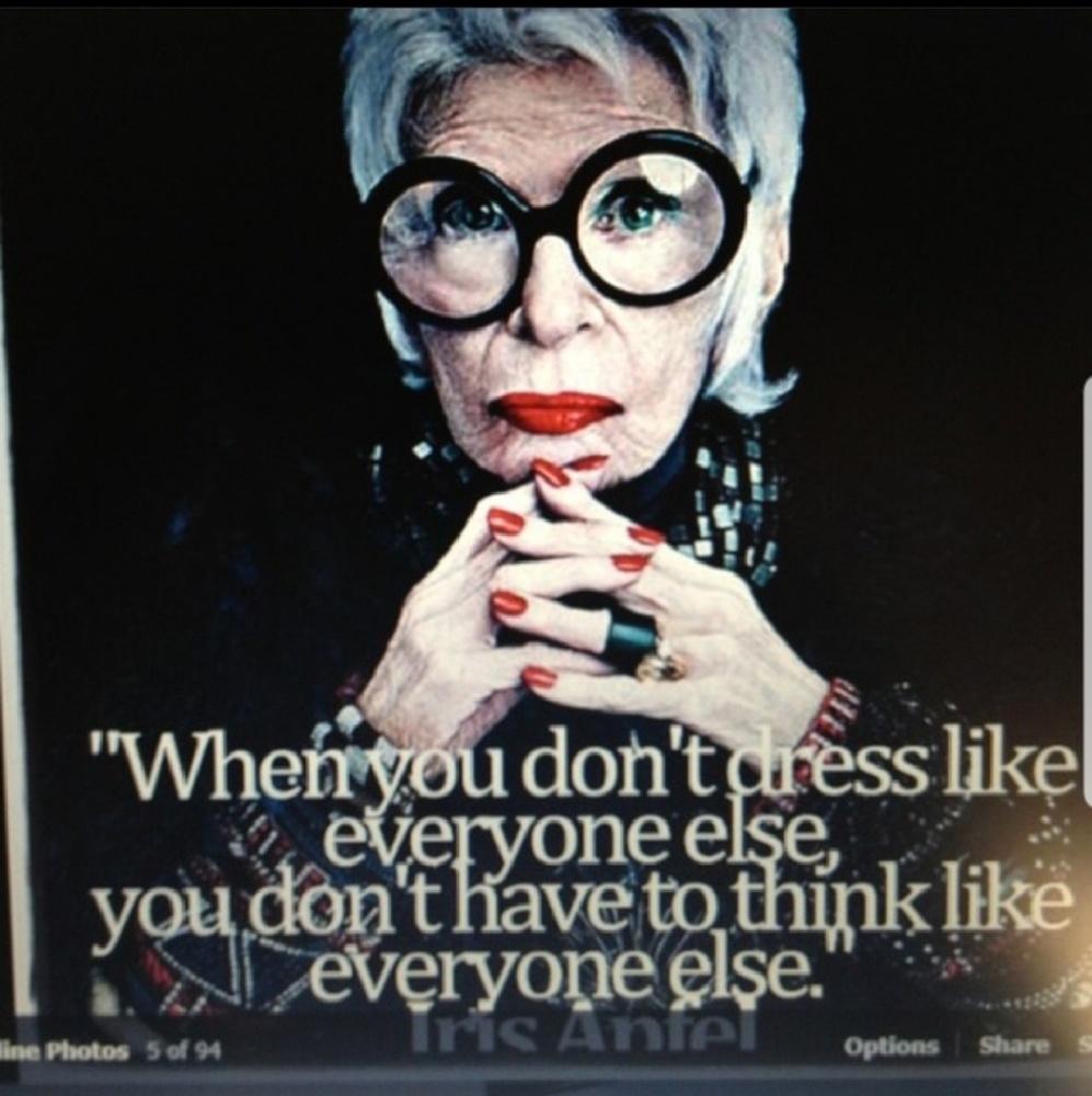 Never be afraid to be different!